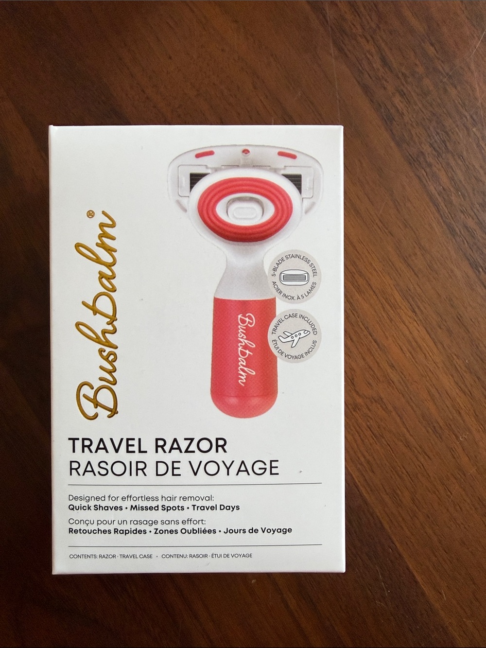 Bushbalm Travel Razor new